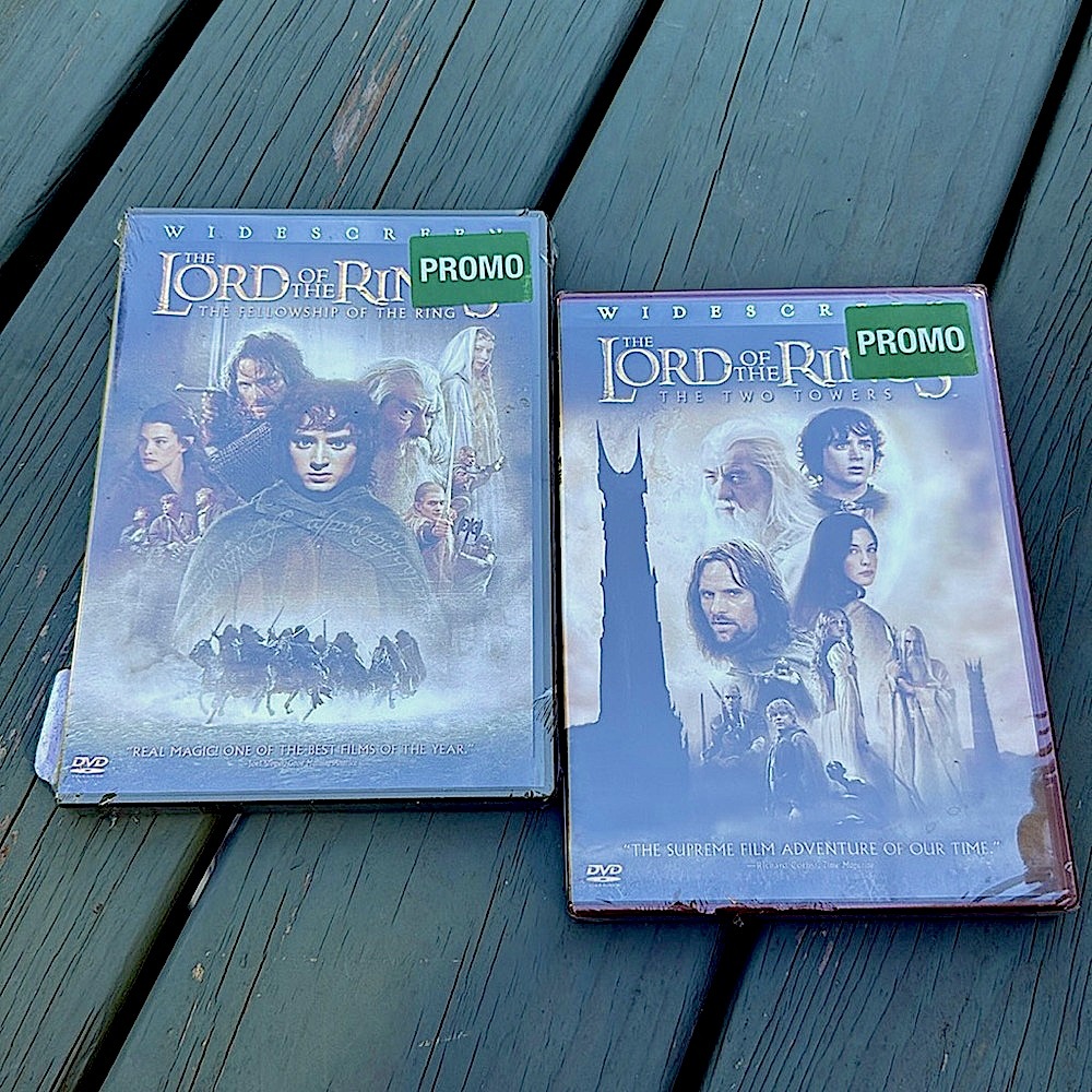 Lord of the Rings Promo DVD Lot 🎬 Fellowship + Two Towers (2 DVD lot)